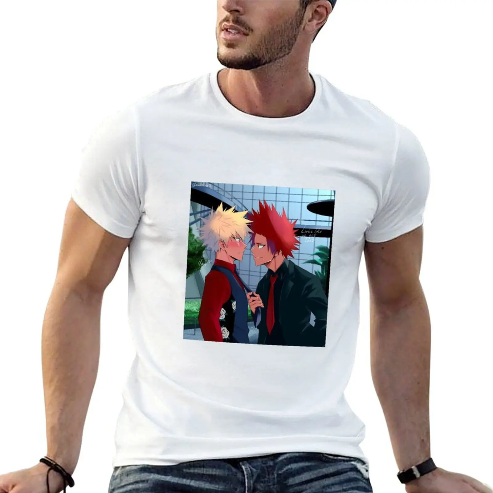 

Kiribaku T-Shirt cotton t shirt pack man tshirt anime tshirt T-shirt