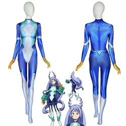 Nejire Hadou Costume My Hero Academia Cosplay BodySuit Superhero Costume Spandex Disfrace Zentai Outfits Halloween Costume Adult