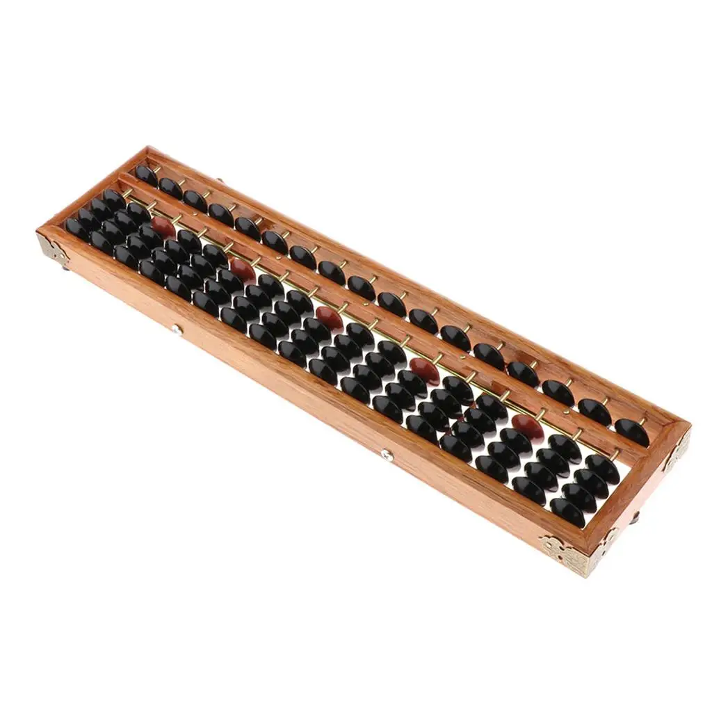 Abacus-Jouet de développement classique pour enfants, tiges à 17 chiffres, 85 perles, tout-petits, 13.8 po x 3.4 po