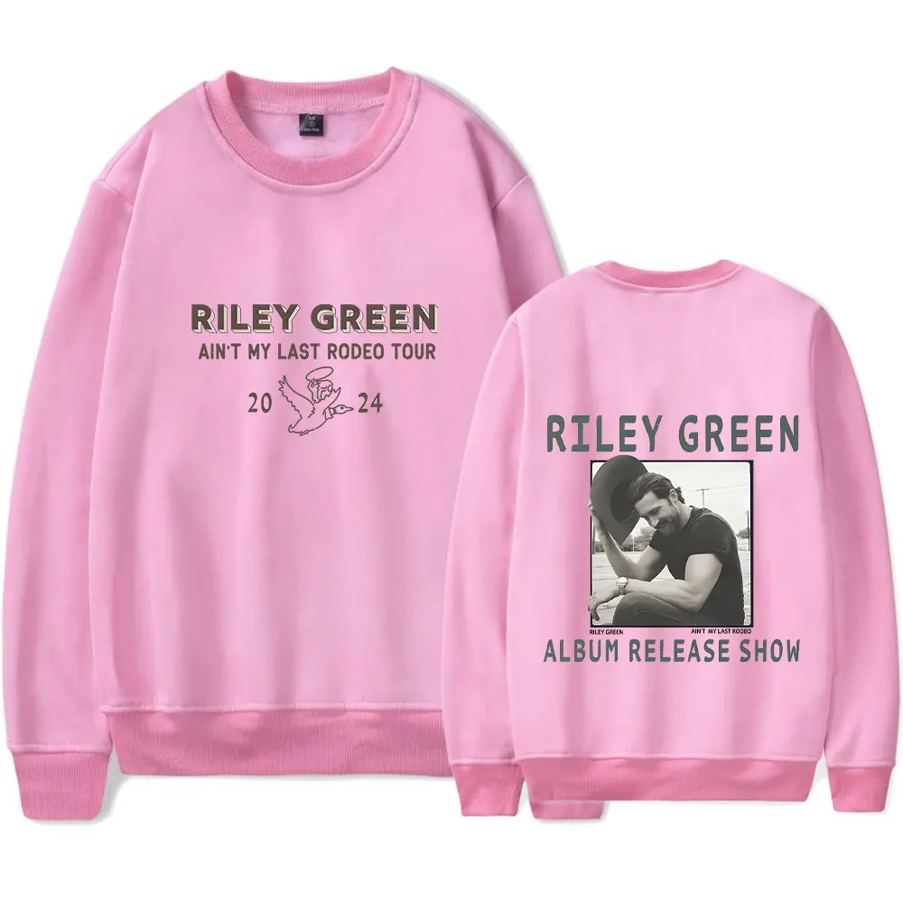 

riley green merch ain't my last rodeo tour sweater men capless sweater women unisex music fans hip hop pullover