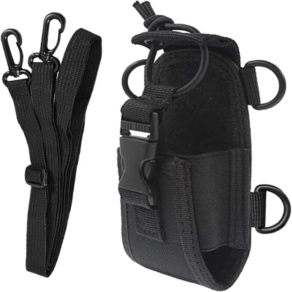 

Walkie Talkie Two Way Radio Case Holster Nylon Pouch Kenwood Motorola UV5R UV82 UV5RA HYT 888S H777