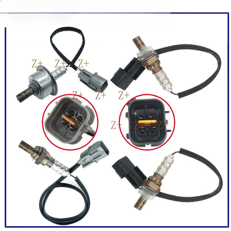 Z+  4X Oxygen Sensor Up+Down For 2007 2008 2009 2010 2011 2012 Kia Rondo 2.7L V6