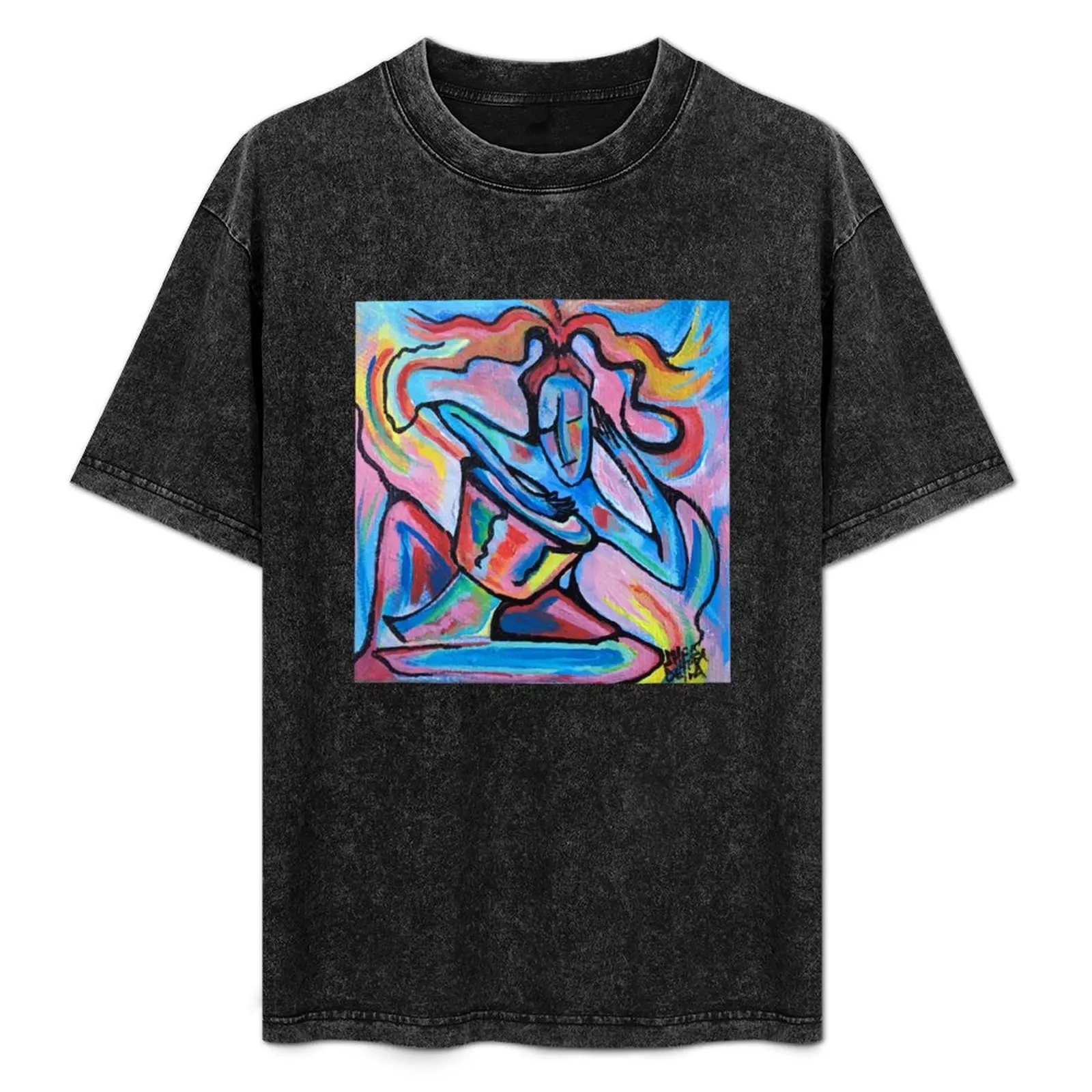 Djembe Player T-Shirt cobrindo sublime arquivo azul Camiseta personalizada roupas masculinas