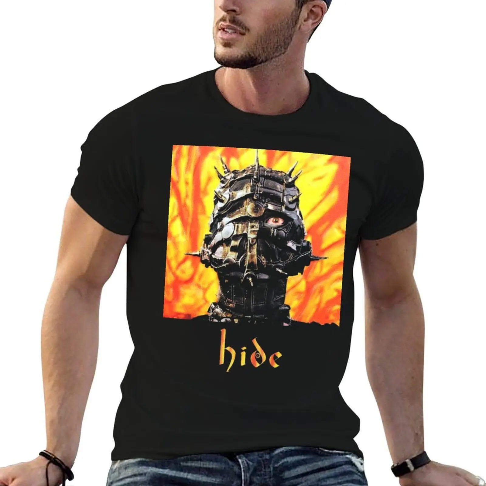 

hide giger T-Shirt cotton t shirt man black cotton t-shirt plain for man package T-Shirt