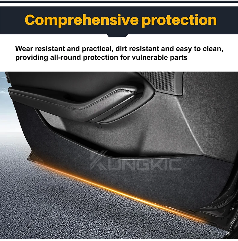 Für Mazda 3 BP 2019 2020 2021 2022 2023 2024 2025 2026 Mazda3 Axela Auto Anti-Kick-Pad Wildleder-Zubehör Türschutz – Detail 4