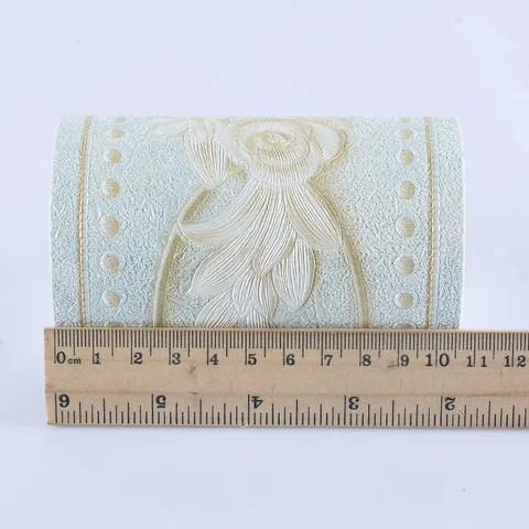 5M Thick Self-Adhesive Waist Line 3D Wallpaper Border Kitchen Bathroom Waterproof Moisture-proof Waistline Wall Stickers Decals