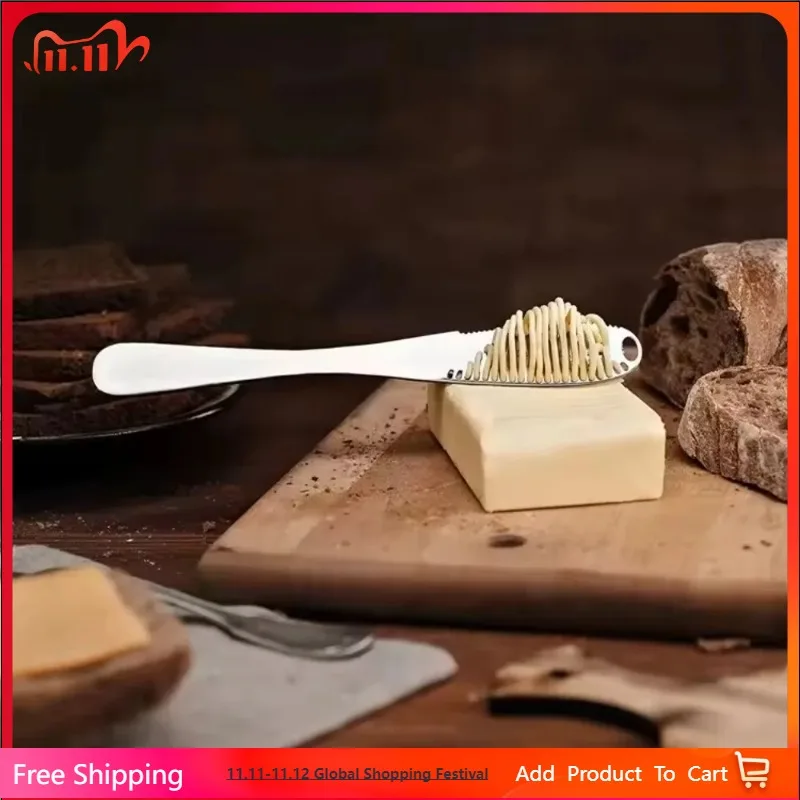 

3 in 1 Stainless Steel Butter Spreader, Butter Knife Kitchen Gadgets Cuchillo De Mantequilla Нож Для Масла cheese board set