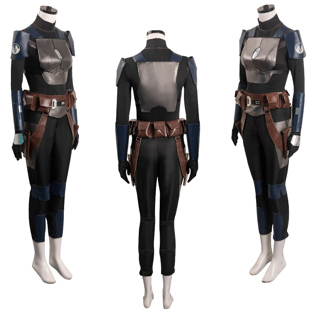 Bo Katan Kryze Cosplay Battle Armor Helmet TV Bounty Hunter 3 Costume Women Girls Disguise Clothing Adult Kids Halloween Outfits