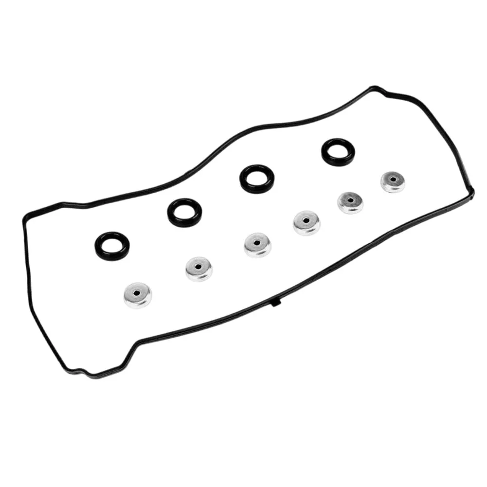 Engine Repair Valve Cover Gasket As Shown Rubber Construction Direct Replacement Easy Installation Oil Resistant Heat Resistant