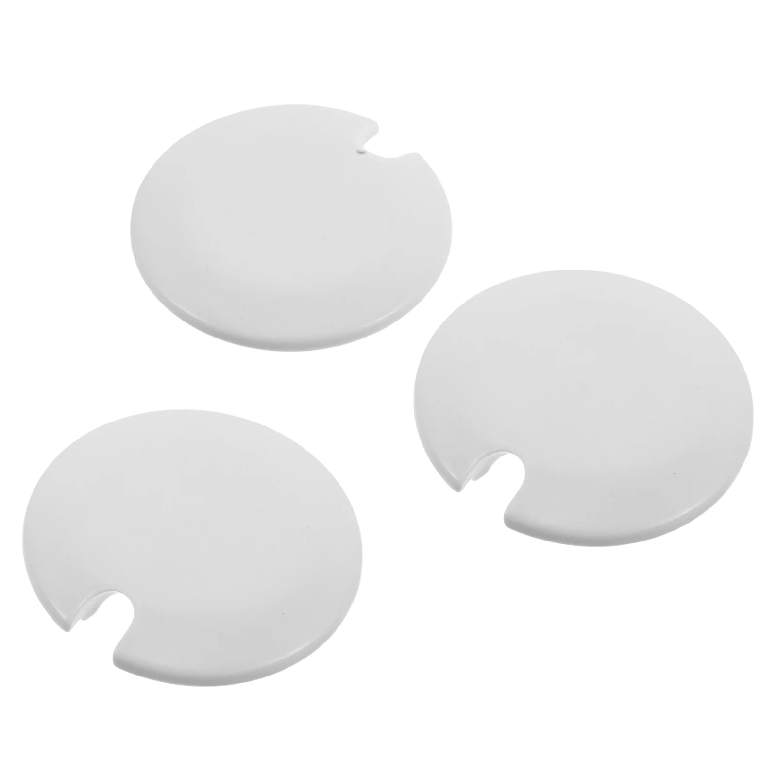 

3Pcs Mug Lid Ceramic Set Replacement Cup Lid for Coffee Tea Mugs 6.4cm Fit Most Cups Dust Proof Cover Stylish Drink Protector At