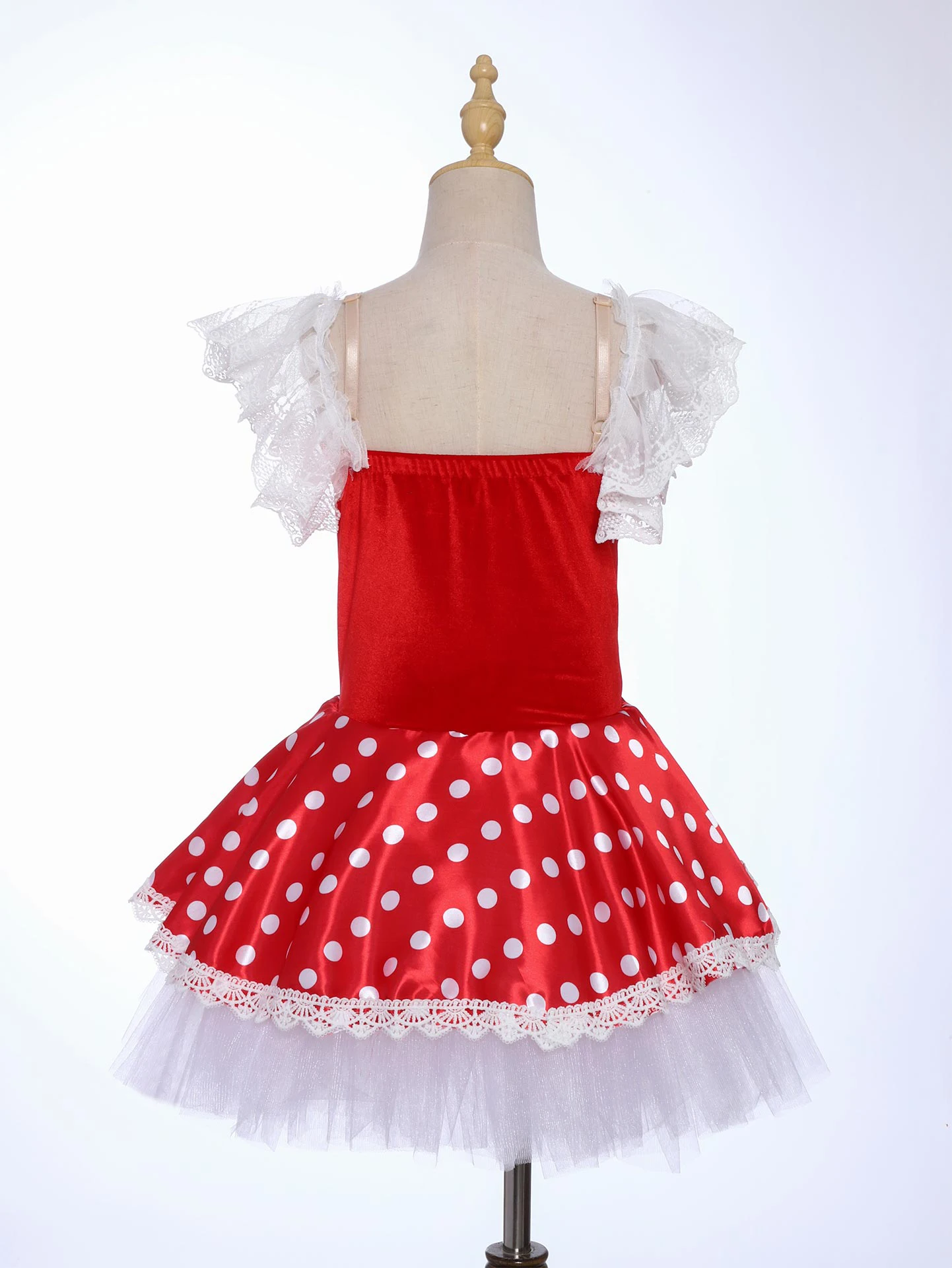 

Girls Ballet Dress Lace-up Velvet Performance Dress Little Swan Dance Layered Dress Girl Swan Lake Stage Dance Costume
