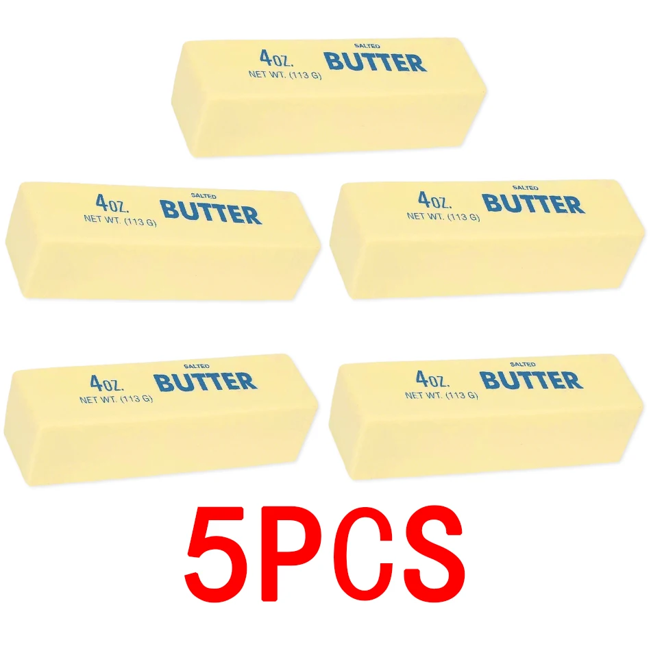 3 Stijlen Squishy Speelgoed Boterstaafje Langzaam Stijgend Knijpspeelgoed Boterblokje Fidget Speelgoed Anti-Stress Ontspannend Handrelaxatie Cadeau