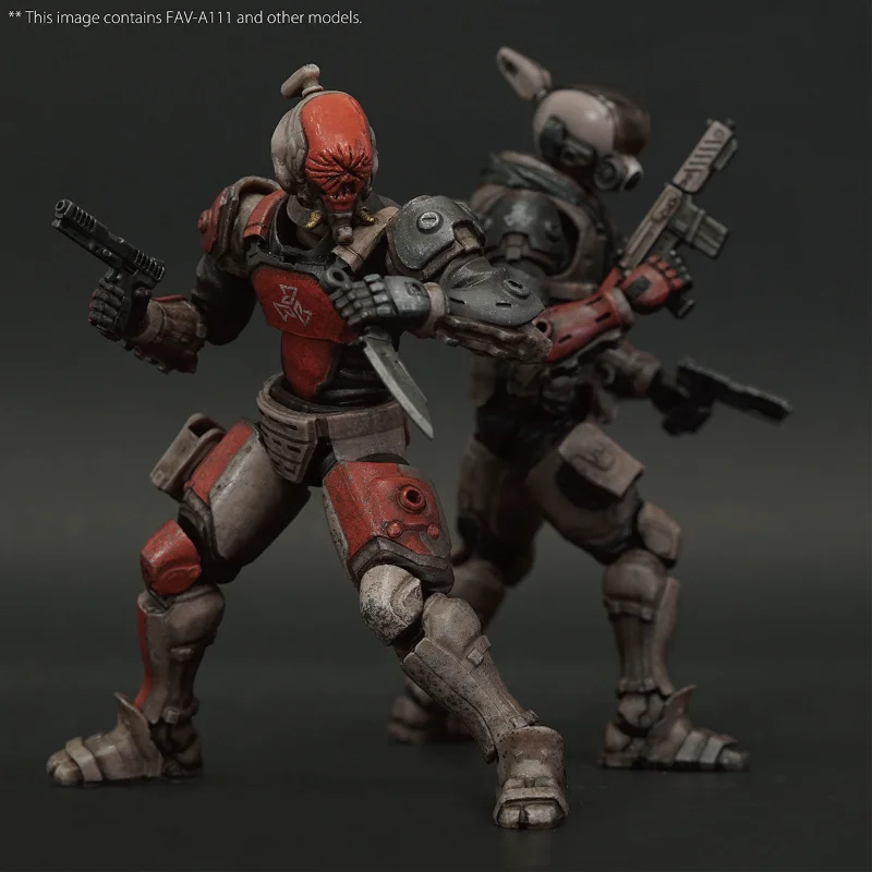

In Stock Acid Rain War Yamato Force FAV-A111 Red Oni Samurai A112 Red Crow Wind 1/18 Soldier Collection Gift