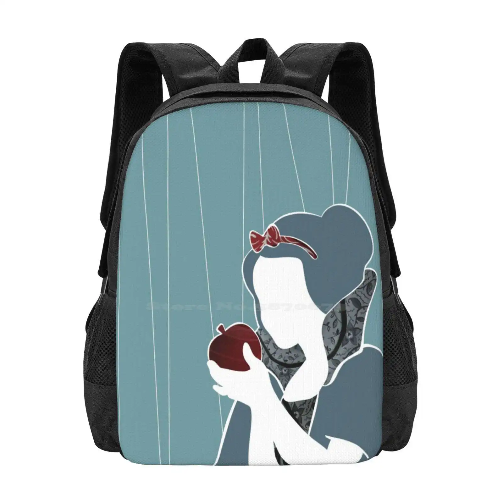 Snow White Hot Sale Schoolbag Backpack Fashion Bags Snow White Snowwhite Apple Patterns Fairytales Child Bedroom