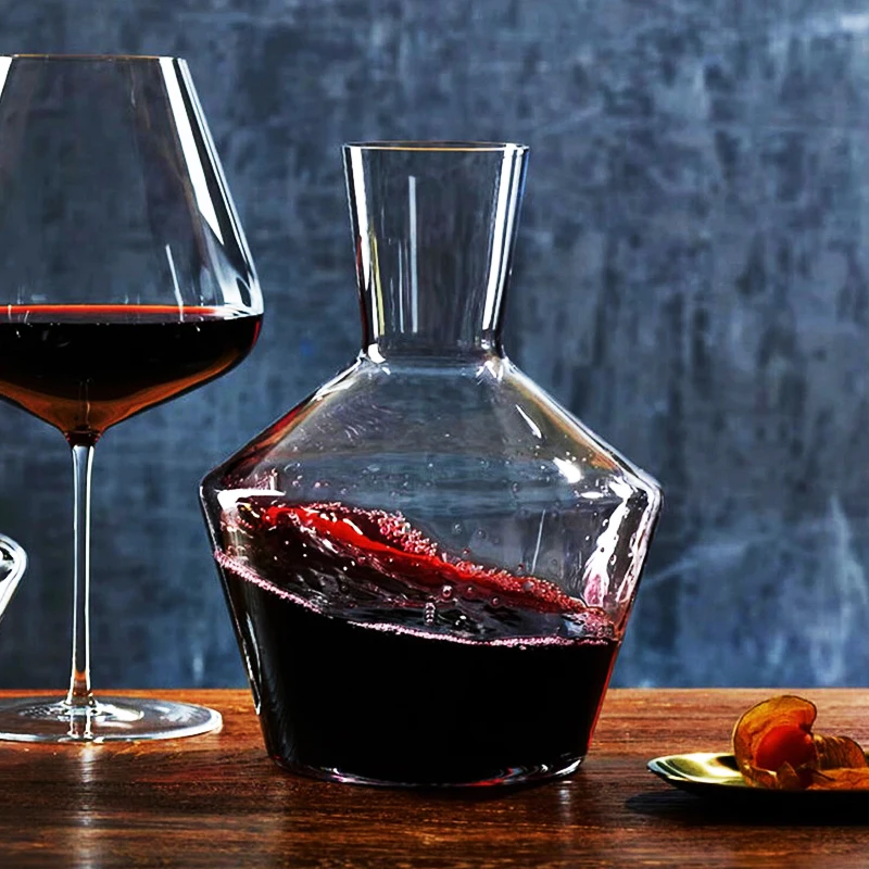 JINYOUJIA Zalto Style 1450ml Superior Quality Axium Decanter Lead-Free Handmade Crystal Perfect Flawless Wine Decanter