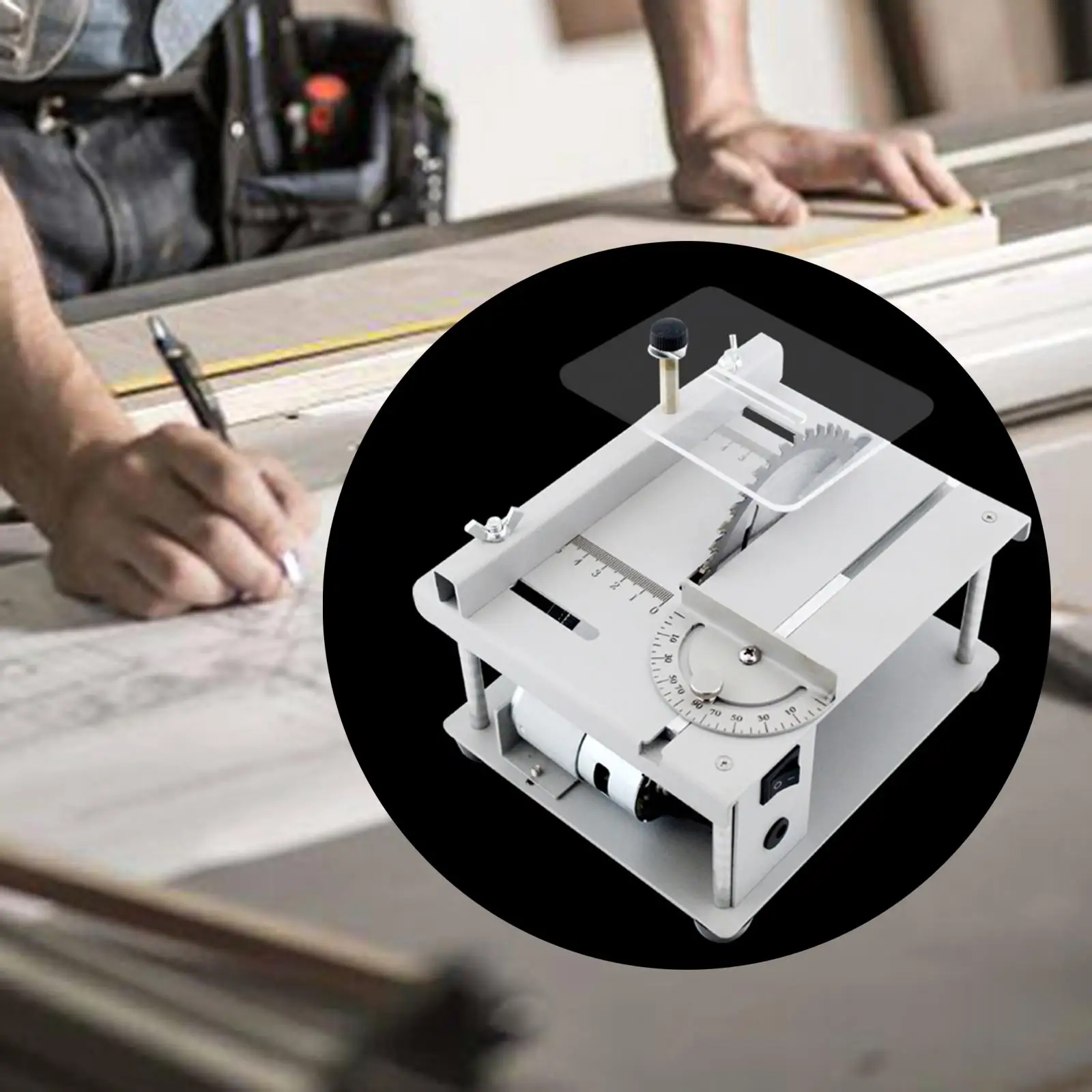 Настольная пила для дерева и алюминия