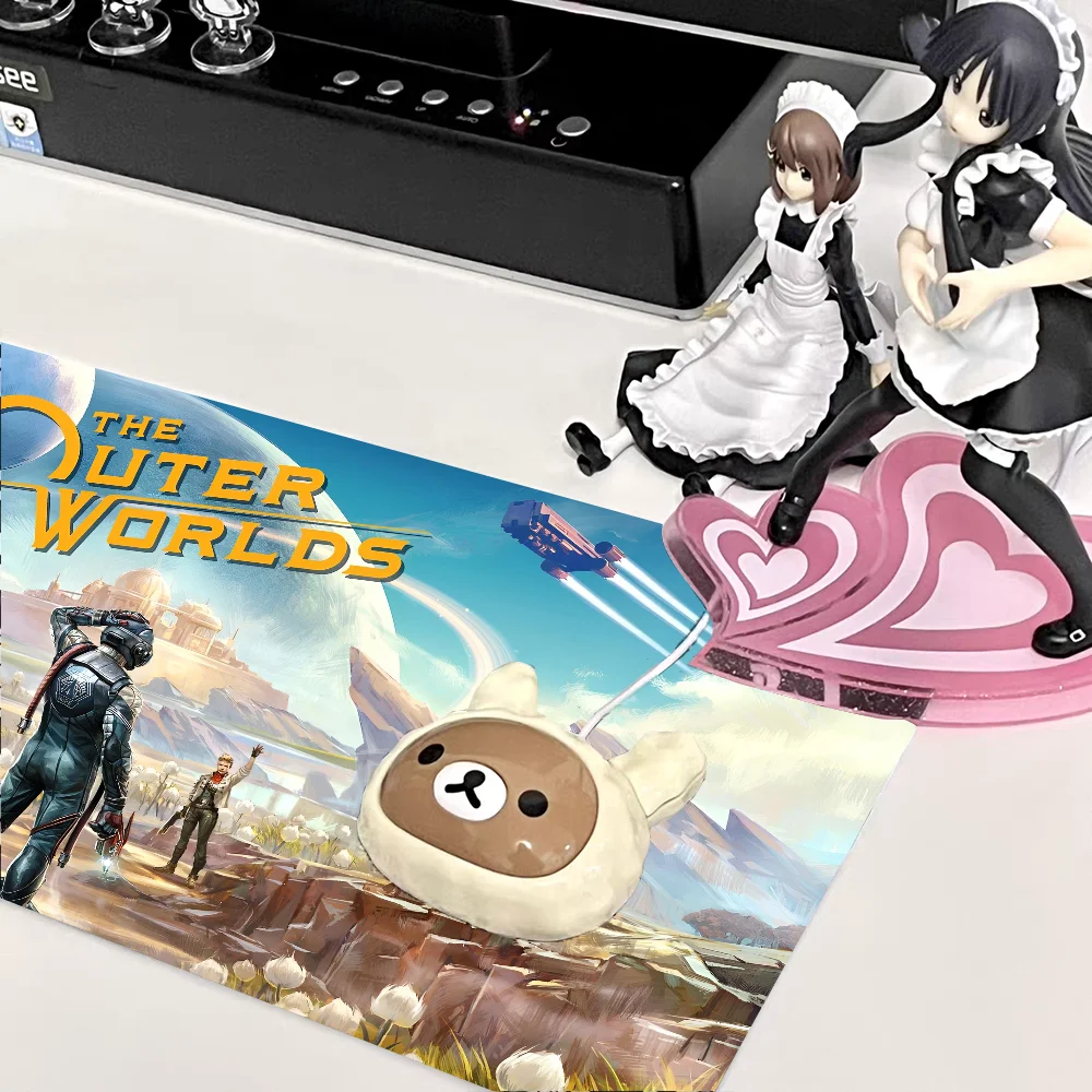 The Outer Worlds Game Mousepad Large Keyboard Desk Mat Gaming Mouse Pad LockEdge Non-slip Mat