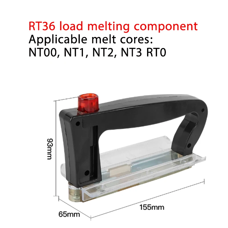 Low Voltage HRC Fuse Handle Puller Carrier for NT RT0 NT00 RT16-00 RT36-00 NT1 NT2 NT3 NT4 NT - Fuse Removal Tool