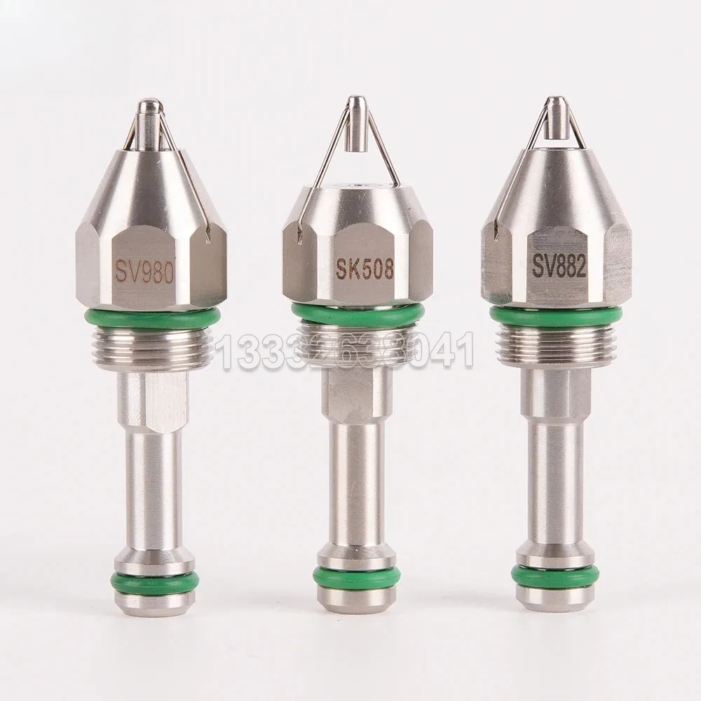 10pcs/lot Ultrasonic Nozzle Dry Fog Super Fine Mist Air Atomizing Nozzle Air Atomizer Sprayer 304 SS Dust Removal Nozzle