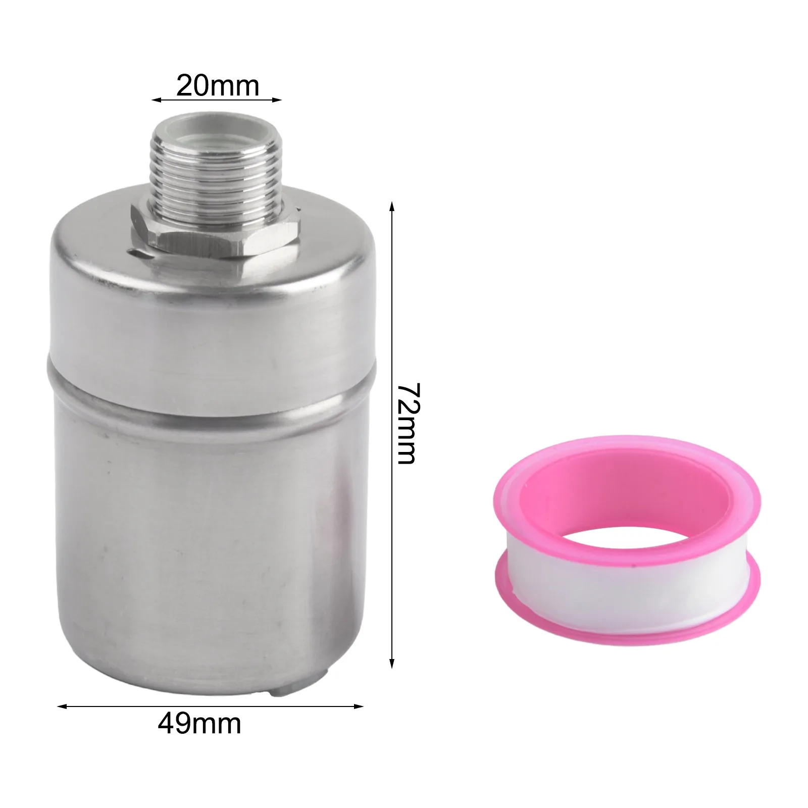 1 Pcs Water Level Controller Automatic Stainless Steel Float Ball Valve Tank Valve Floating Ball Valve Water Level Controller