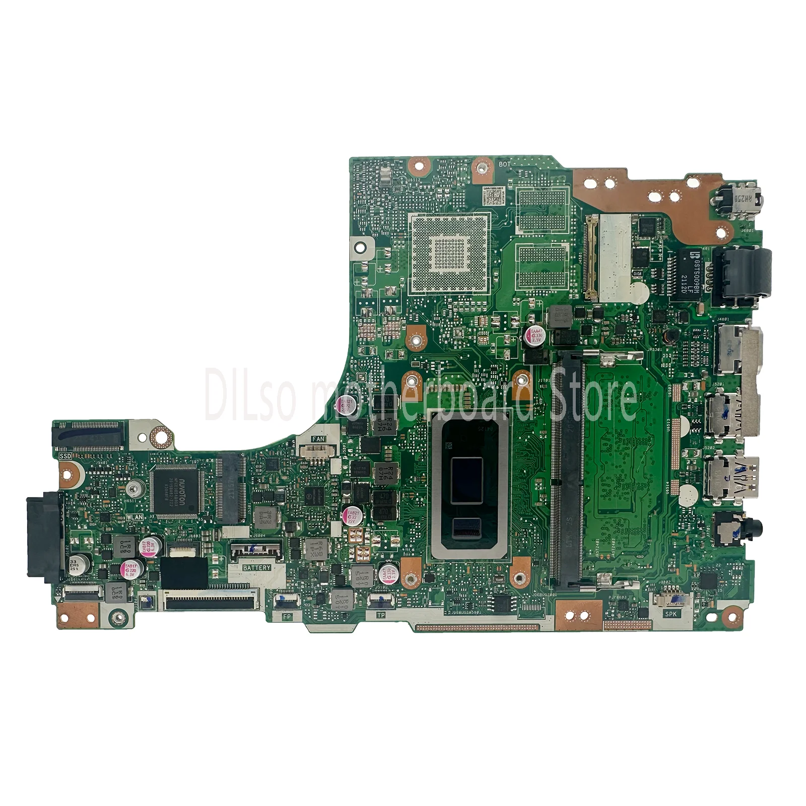 KEFU X545FA MAINboard For ASUS Vivo Book R545FB X545FA X545FL Laptop Motherboard W/i7-10510 i5-10210 8GB-RAM V2G 100% Working