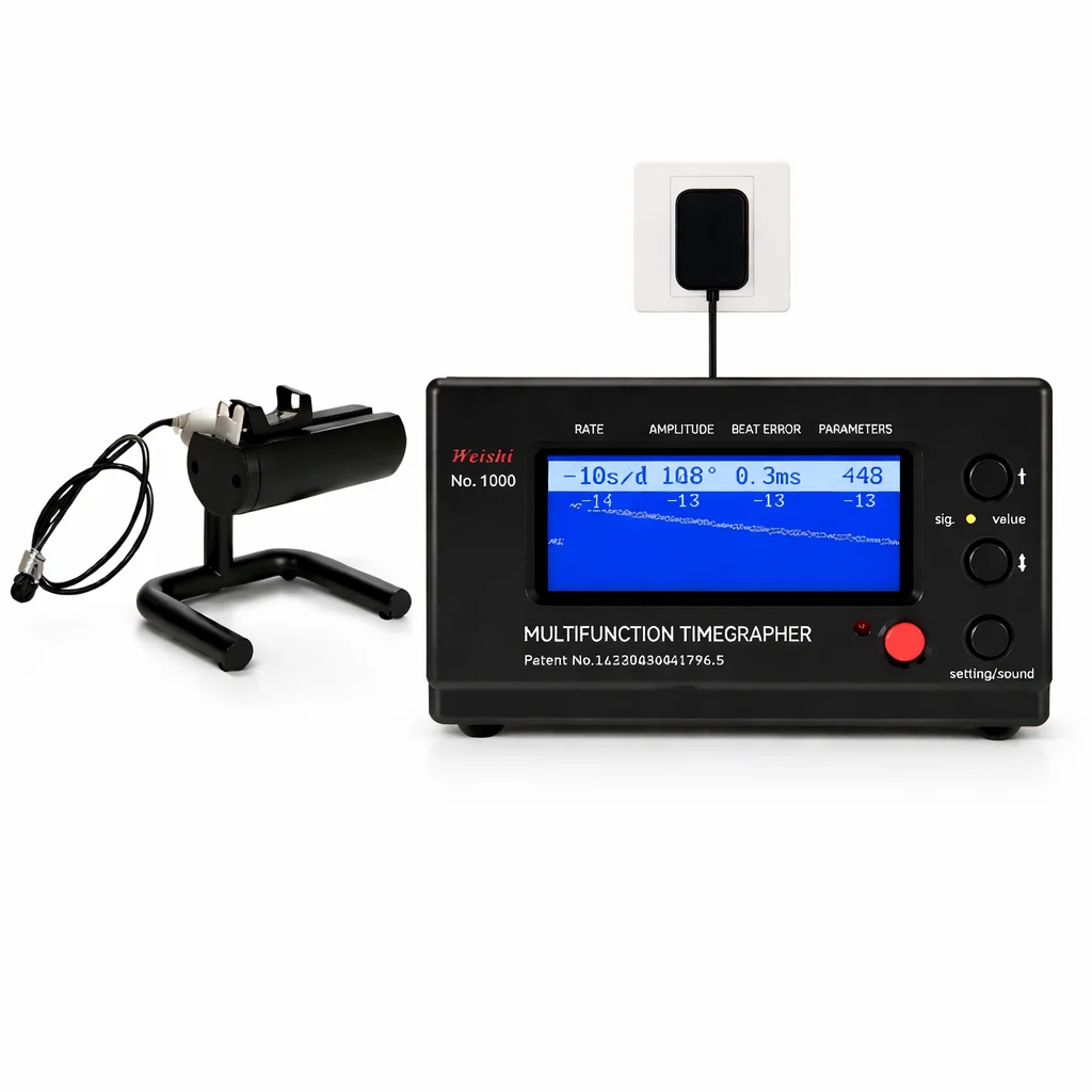Mechanical Watch Calibration Instrument Model 1000&1900, a Calibration Tool for Testing Coaxial Movements, Specifically Designed for Watch Enthusiasts and Repairers