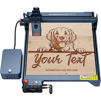 Atomstack X30 A30 S30 Pro Laser Engraving Machine 33000mW Output Power CNC Engraving Cutter 0.08 x 0.1mm PC Phone App Offline