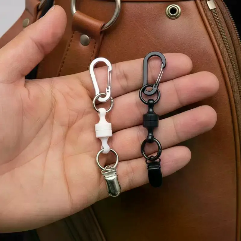 Golf Magnetic Putter Holder Anti-Lost Waist Clip Portable Compact Golf Accessory for Outdoor Golf Competitions