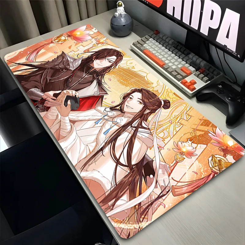 Large Mouse Pads Gamer Home Computer HD Mousepad Tian Guan Ci Fu Anime Keyboard Pad Office Carpet Gaming Anti Fray Mouse Pads