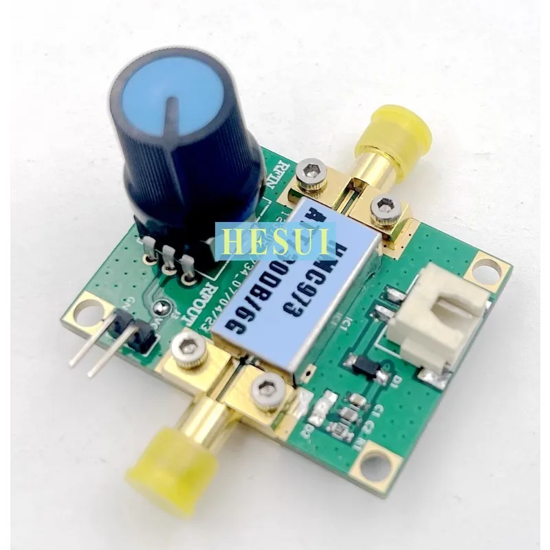 HMC973 Voltage attenuator Gold plated RF board 6GHz bandwidth up to 31dB ALC