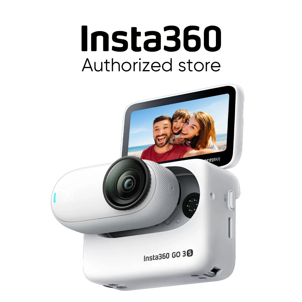 [إصدار جديد في المخزون] كاميرا Insta360 GO 3S Midnight Black / Arctic White 4K مقاومة للماء 140min 39g
