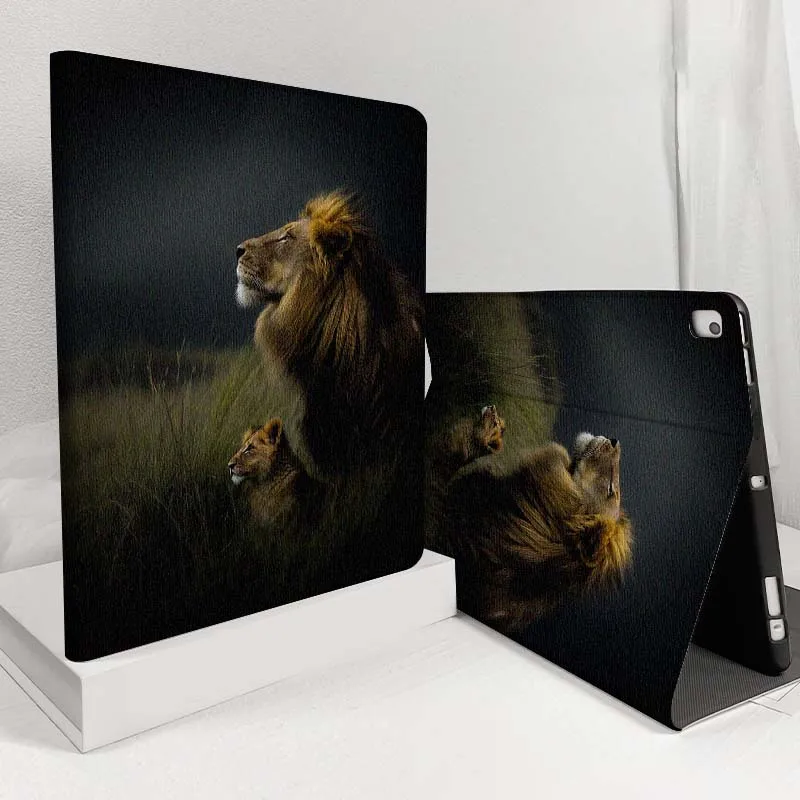 Luxury Lion Soft For Samsung Galaxy Tab S11 S10 S9 S8 S7 S6 A11 A9 A8 A7 Lite FE Plus Inch Tablet Case