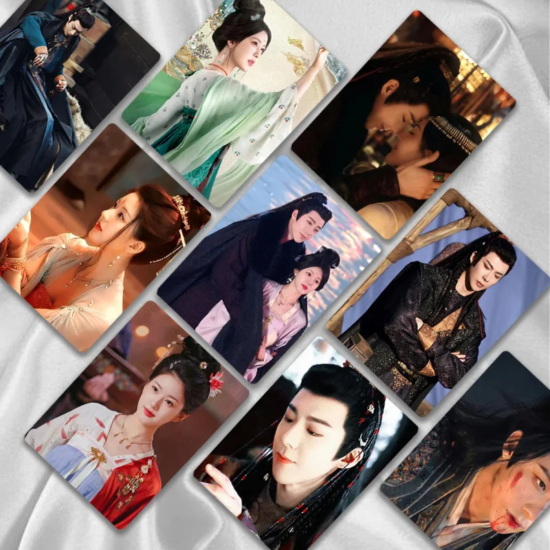

﻿ 50 шт., набор фотокарточек Drama The Story of Pearl Girl-Zhao Lusi & Liu Yuning Laser Lomo Card, подарок для косплея