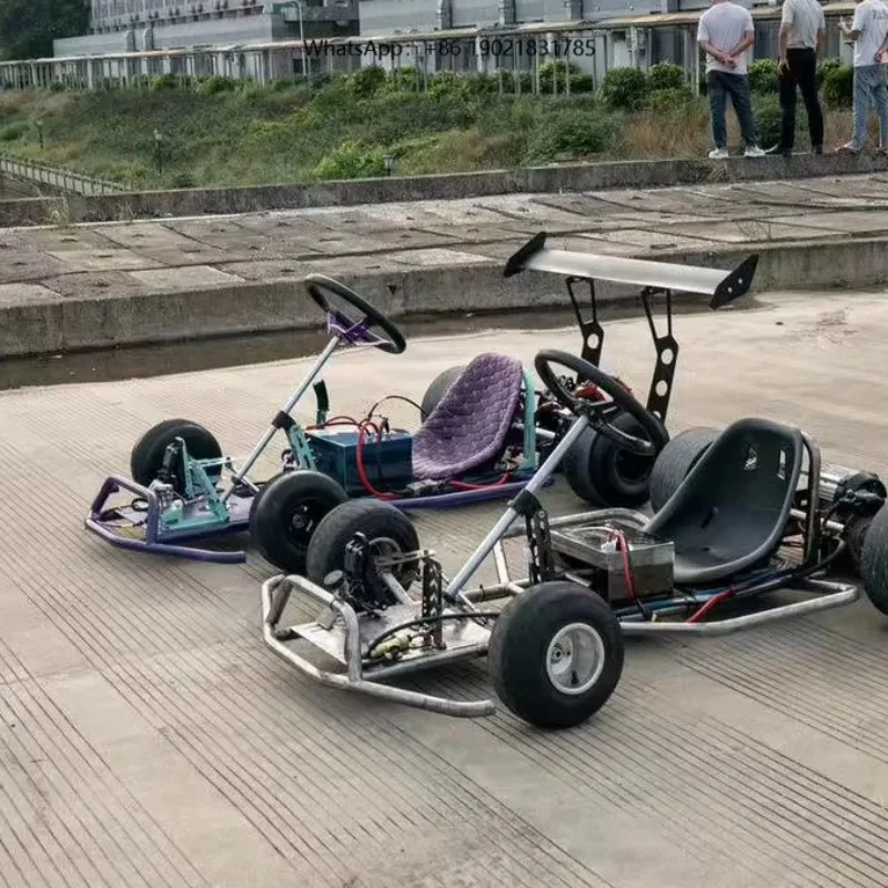 Electric four-wheel drive limited edition drift kart, suitable for outdoor use by adults, teenagers, and children, handmade, ava