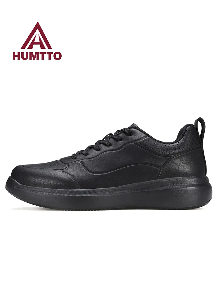 HUMTTO Cowhide Hiking Shoes Men Winter Outdoor Sports Climbing Shoes casual shoes travel boots running outdoor Trekking Sneakers