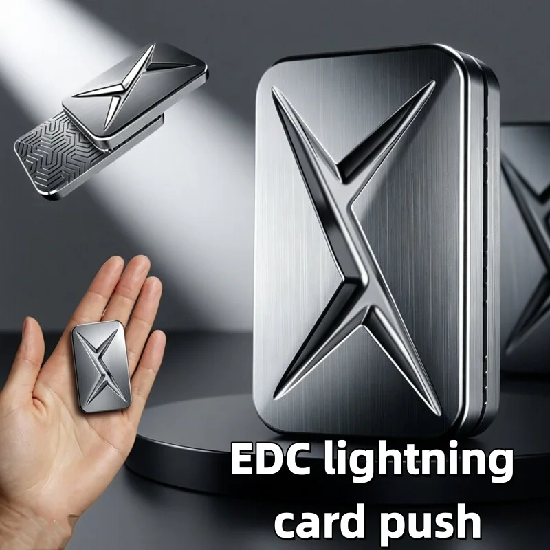 Magnetischer Metall-EDC-Push-Slider Fidget Toy – Premium Stressabbau-Gadget für Erwachsene, Schreibtischspiel, Angstlinderung und Konzentration