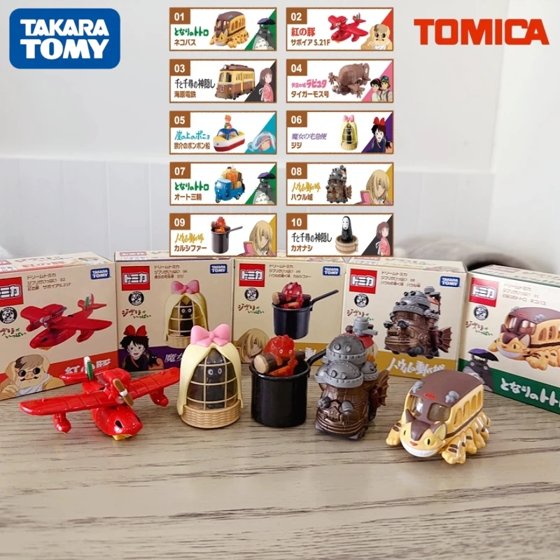 

Коллекционная модель автомобиля TAKARA TOMY TOMICA Studio Ghibli: Фигурка Безликий Человек, Тоторо, Котобус, Трамвай Каиба — подарок для любителей мультфильмов