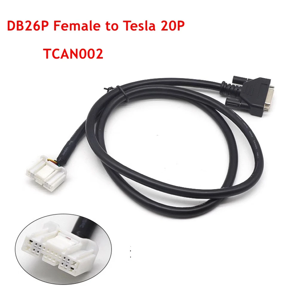 TESKIT FOR Tesla Diagnostic Adapter Cables for Tesla S and X Models Work with MaxiSYS Ultra/ MS909/ MS919 Tablet