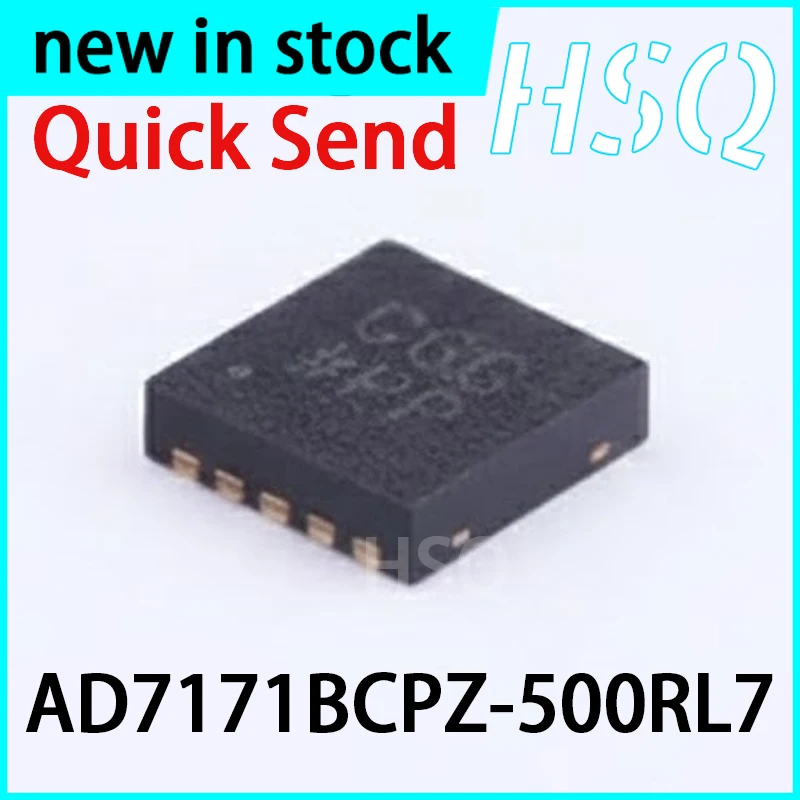 1PCS New AD7171BCPZ-500RL7 Screen Printed C6G Package LFCSP10 Analog-to-digital Converter Chip