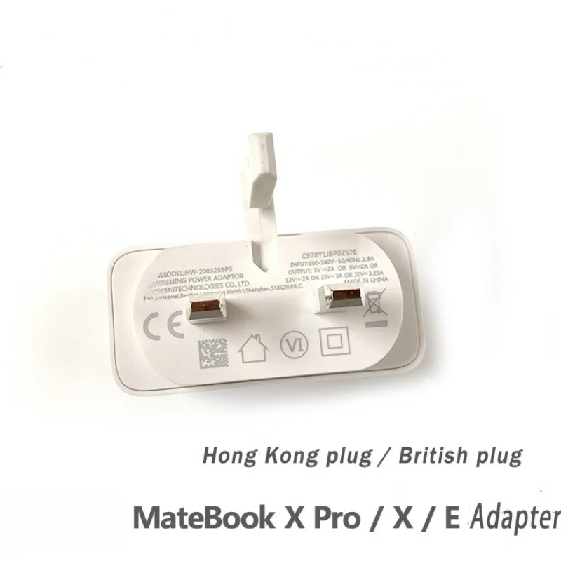 Para HUAWEI laptop65W adaptador de cargador hw-200325ep0/HW-200325CP0 fuente de alimentación de CA