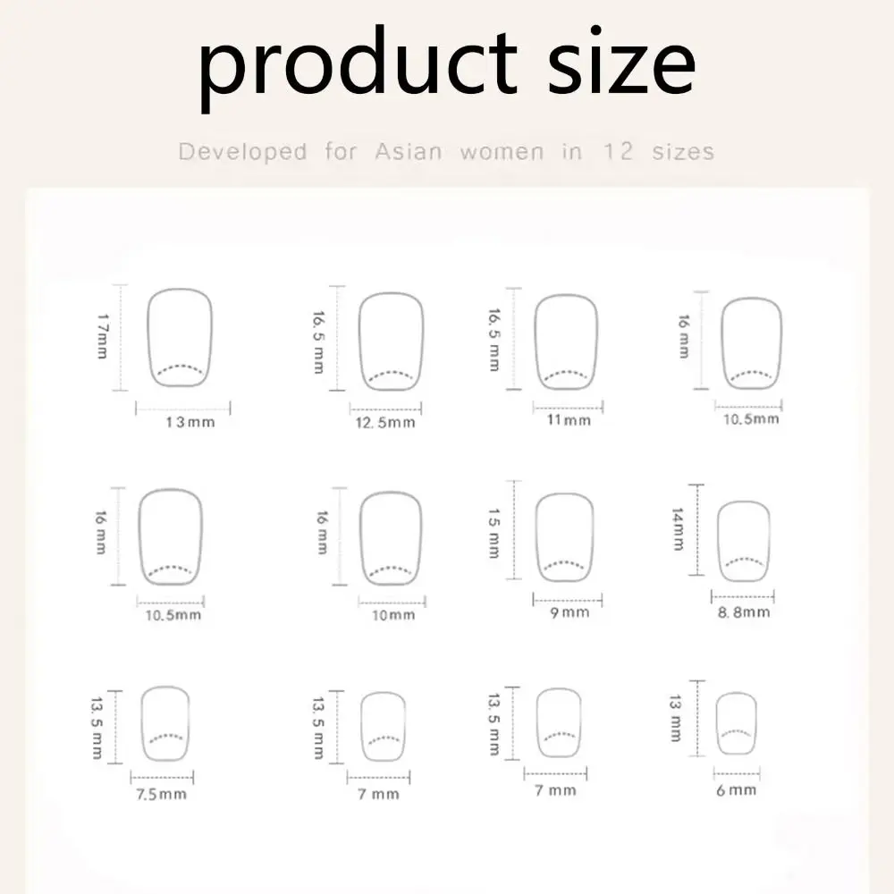 Manicura desmontable, uñas postizas, gradientes cuadrados, prensa en las uñas, fácil de usar, cobertura completa de puntas de uñas para mujeres y niñas