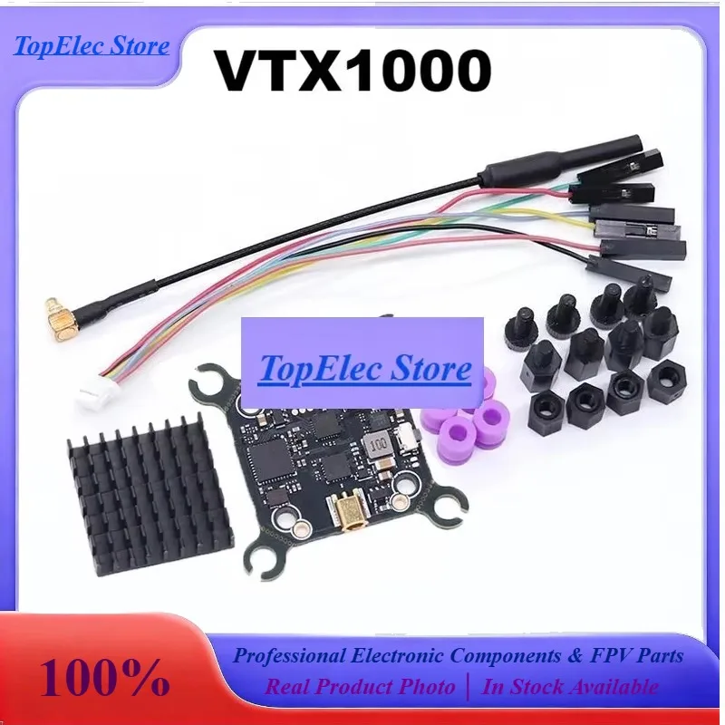 TopessB-CUBE 5.8G VTX 800 1000 1600 2500mW 48CH Input Voltage Video Transmitter Power 25 1000mW For Long Range RC Airplane FPV