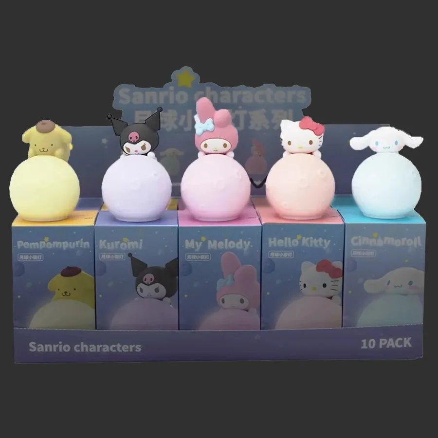 

Sanrio Characters Night Light Moon Lamp Touch Switch Table Ornaments Hello Kitty My Melody Kuromi Cinnamoroll Pompompurin Gifts