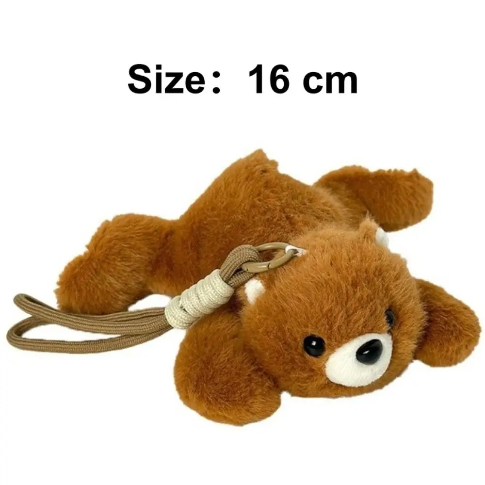 Novos animais dos desenhos animados boneca de pelúcia chaveiro bonito elefante capivara mochila charme panda raposa cão recheado pingente presentes aniversário