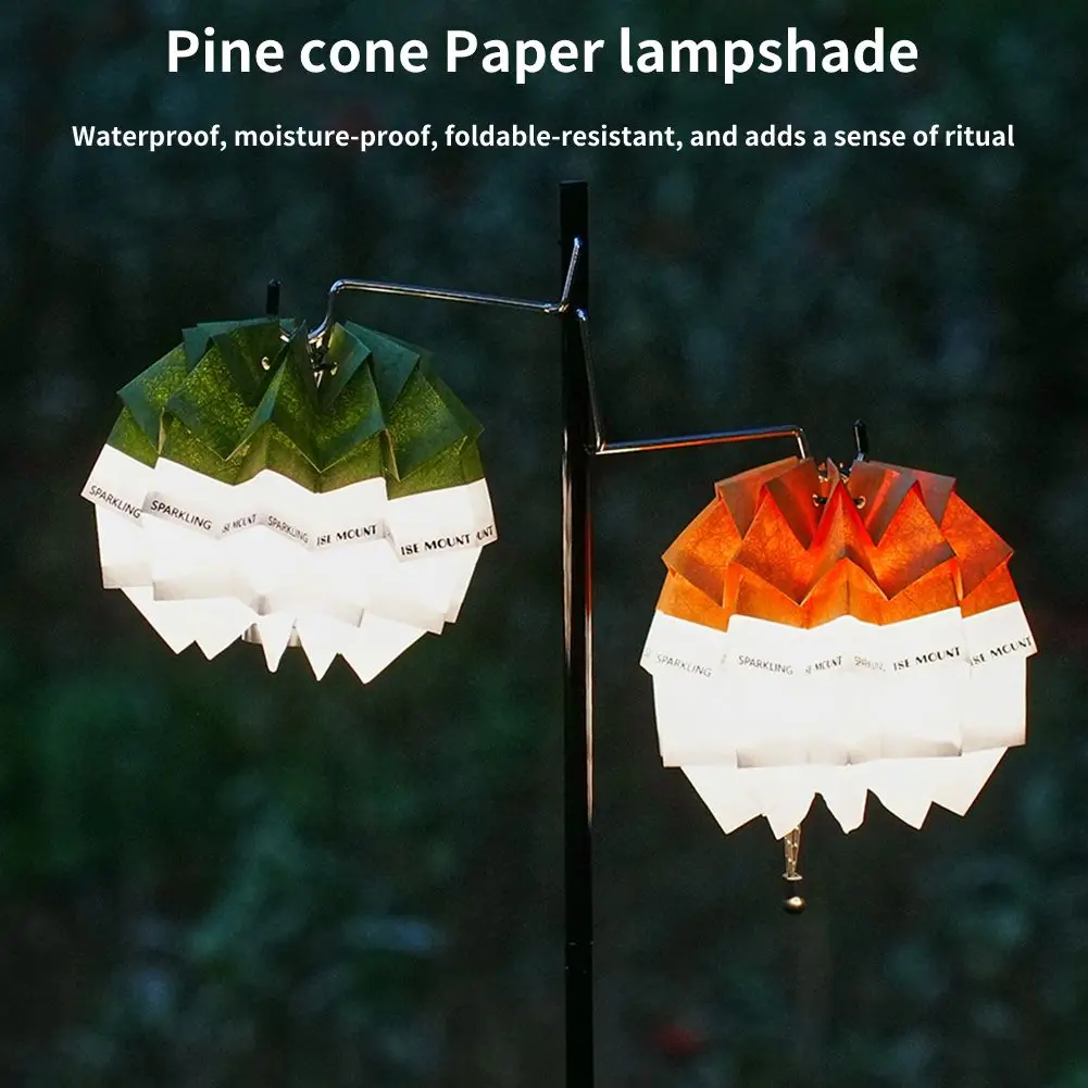 Outdoor Paper Lampshade Card Paper Lampshade for 38light for Goal Zero Camping Light Camping Lamp Decoration for Outdoor Tent