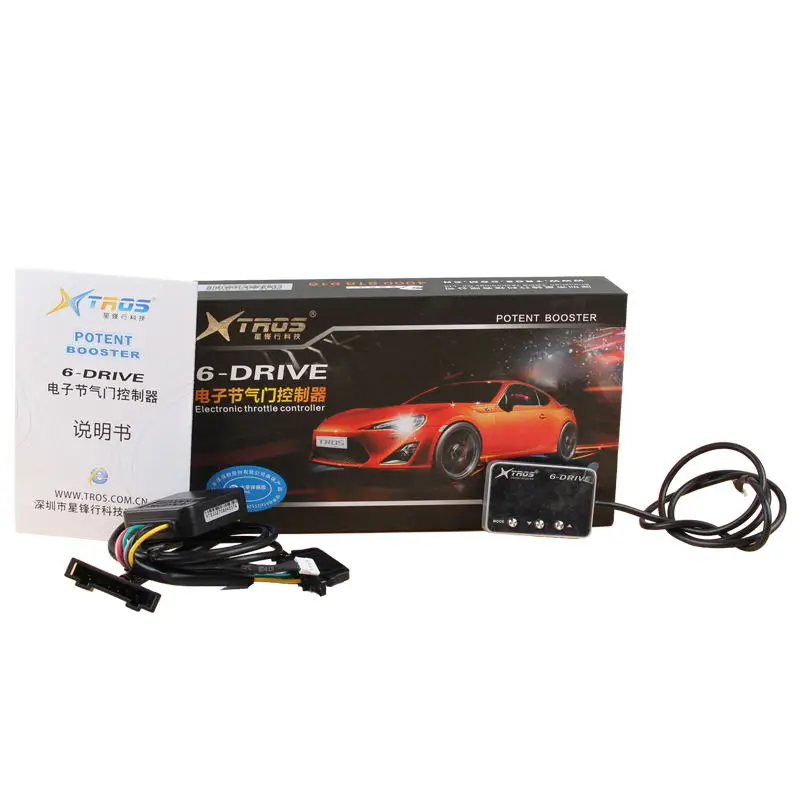 TROS Potent Booster 6-drive improve Audi /Toyota /Volvo performance by improve the throttle sensitivity