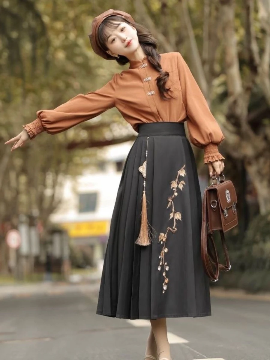 NONE Han Element Vest Shirt Skirt Retro Suit 6