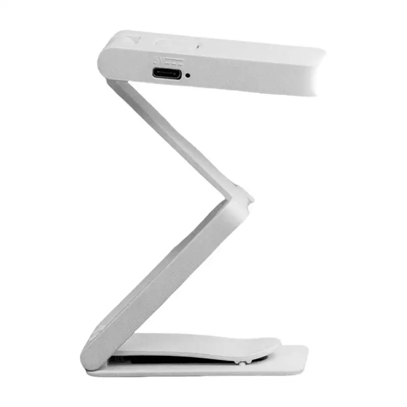 

Clip On Book Light Rechargeable Clip-On Booklight Eye-Care LED Bookmark Lamp Foldable Reading Lamp For Book Lovers Adults