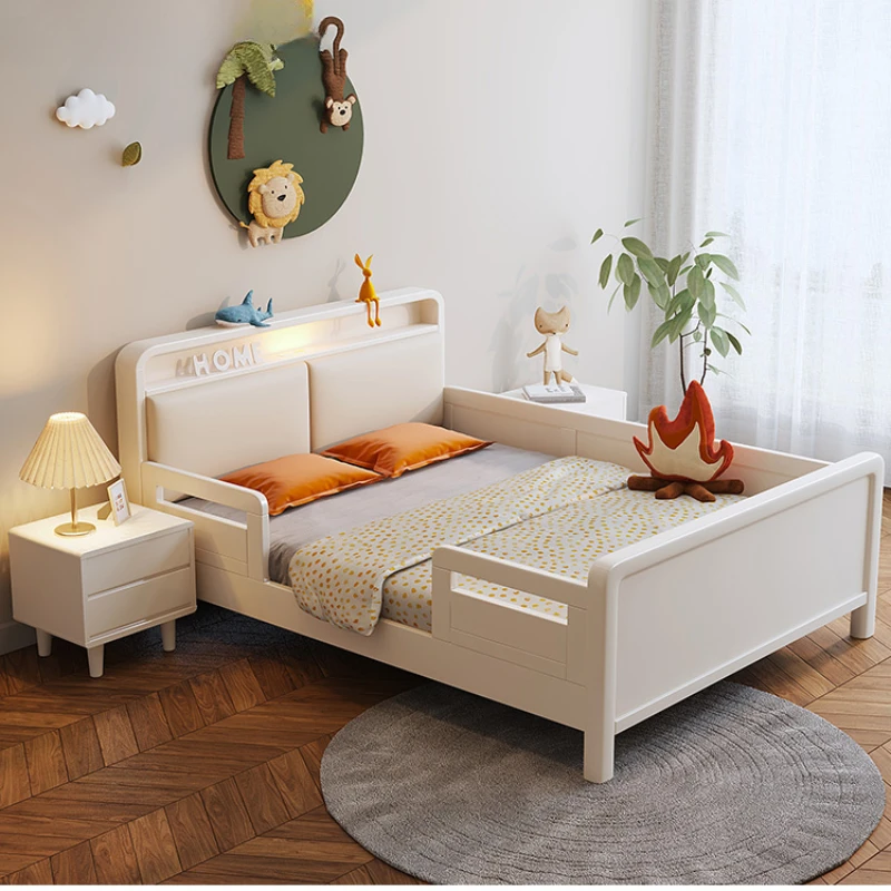 Luxury Wooden Children Beds Solid Wood Modern Design Luxury Loft Children Beds Toddler House Mueble Infantil Furniture SR50CB