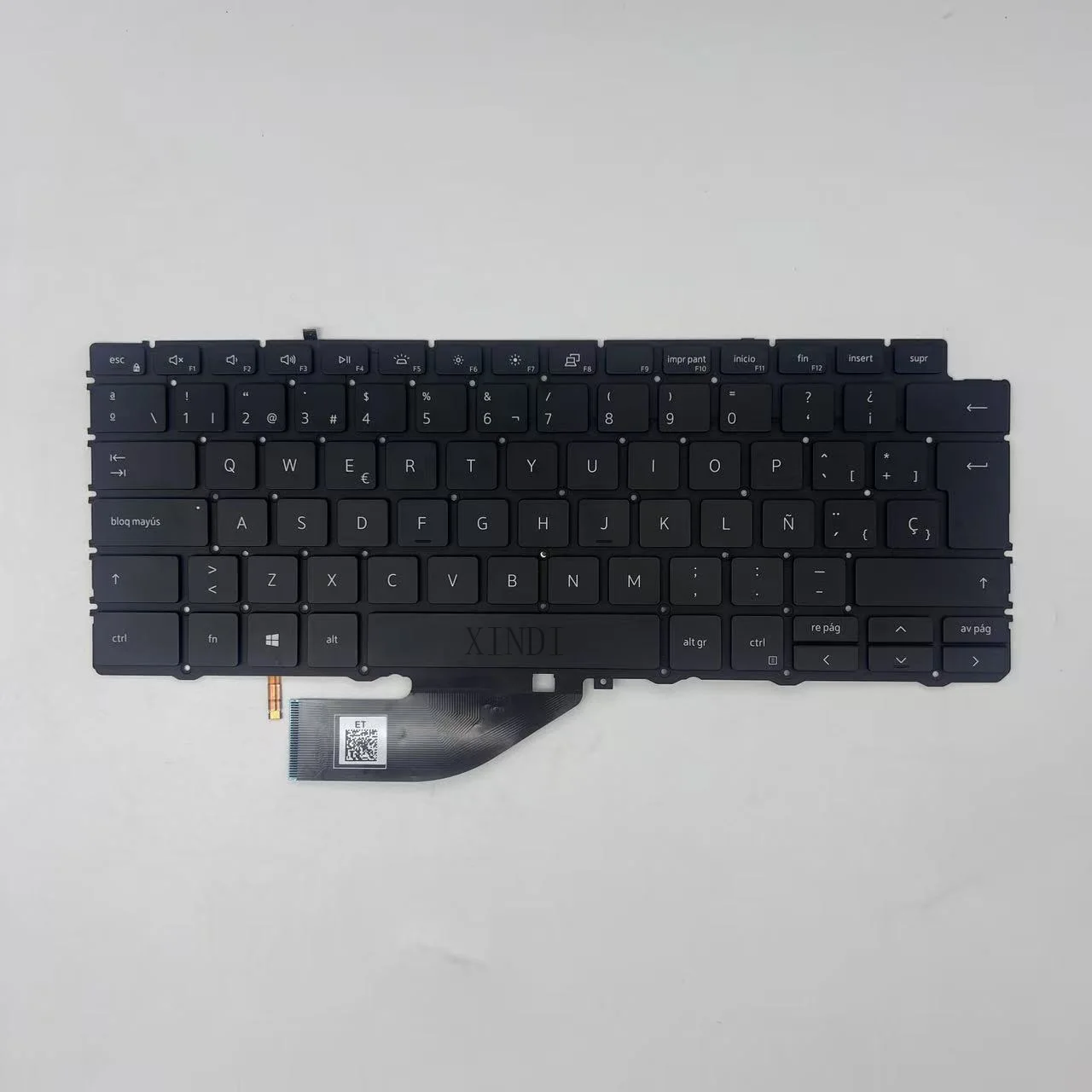 Nuevo teclado retroiluminado SP para Dell XPS 13 7390 2 en 1 4J7RW, teclados retroiluminados/Teclado 04J7RW NSK-ET0BC